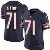 Nike Chicago Bears #71 Josh Sitton Navy Blue Team Color NFL Vapor Untouchable Limited Jersey,baseball caps,new era cap wholesale,wholesale hats